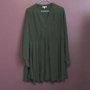Charlotte Russe long sleeve tie dress
